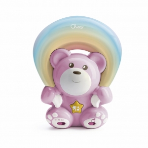 CHICCO Projetor Ursinho Rainbow Rosa