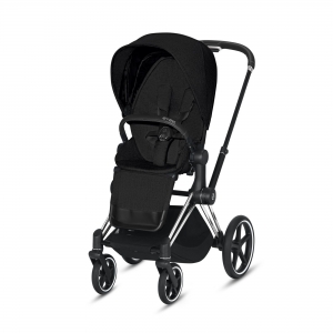 Cybex Chassis Carrinho PRIAM New Generation Chrome Black c/Seat Pack