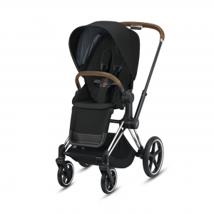 Cybex Chassis Carrinho PRIAM New Generation Chrome Brown c/Seat Pack