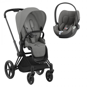 Cybex Duo Priam New Generation Matt Black/Cloud T e Seat Pad