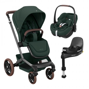 Maxi-Cosi Carrinho Fame+ Pebble360Pro2 + Familyfix360Pro
