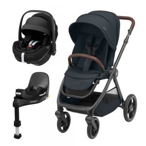 MAXI-COSI DUO OXFORD GRAPHITE+PEBBLE 360 PRO BLACK C/FAMILYFIX360 PRO