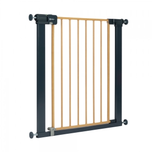 Safety 1st Barreiras de Porta Easy Close Metal Wood Effect