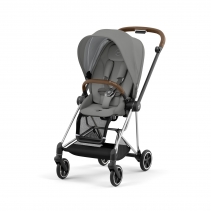 Cybex Chassis Carrinho MIOS New Generation Chrome Brown c/Seat Pack