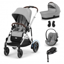 Cybex Pack e-Gazelle S+Cot S+Cloud G Plus+Base G+Adaptadores