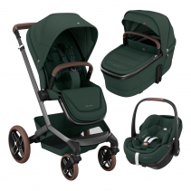 Maxi-Cosi Carrinho Fame+ Pebble360Pro2 + Familyfix360Pro