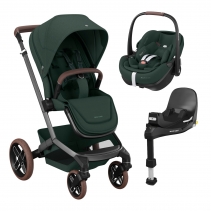 Maxi-Cosi Carrinho Fame+ Pebble360Pro2 + Familyfix360Pro