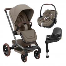 Maxi-Cosi Carrinho Fame+ Pebble360Pro2 + Familyfix360Pro