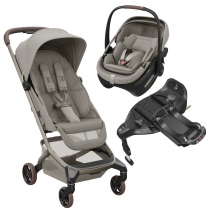 MAXI-COSI CARRINHO FAME CABIN + CORAL SLIDE PRO + FAMILYFIX SLIDE PRO