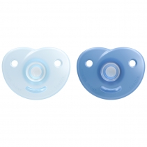 Philips AVENT 2 Chupetas Soothie - 0-6M - Azul