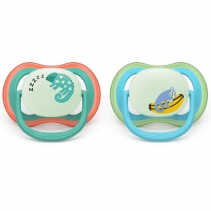 Philips AVENT 2 Chupetas Ultra Air - 6-18M - NT - Menino