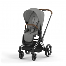Cybex Chassis Carrinho PRIAM New Generation Chrome Brown c/Seat Pack