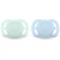 Philips AVENT 2 Chupetas Ultra Start, 0-2M - Lisa - Azul e Verde